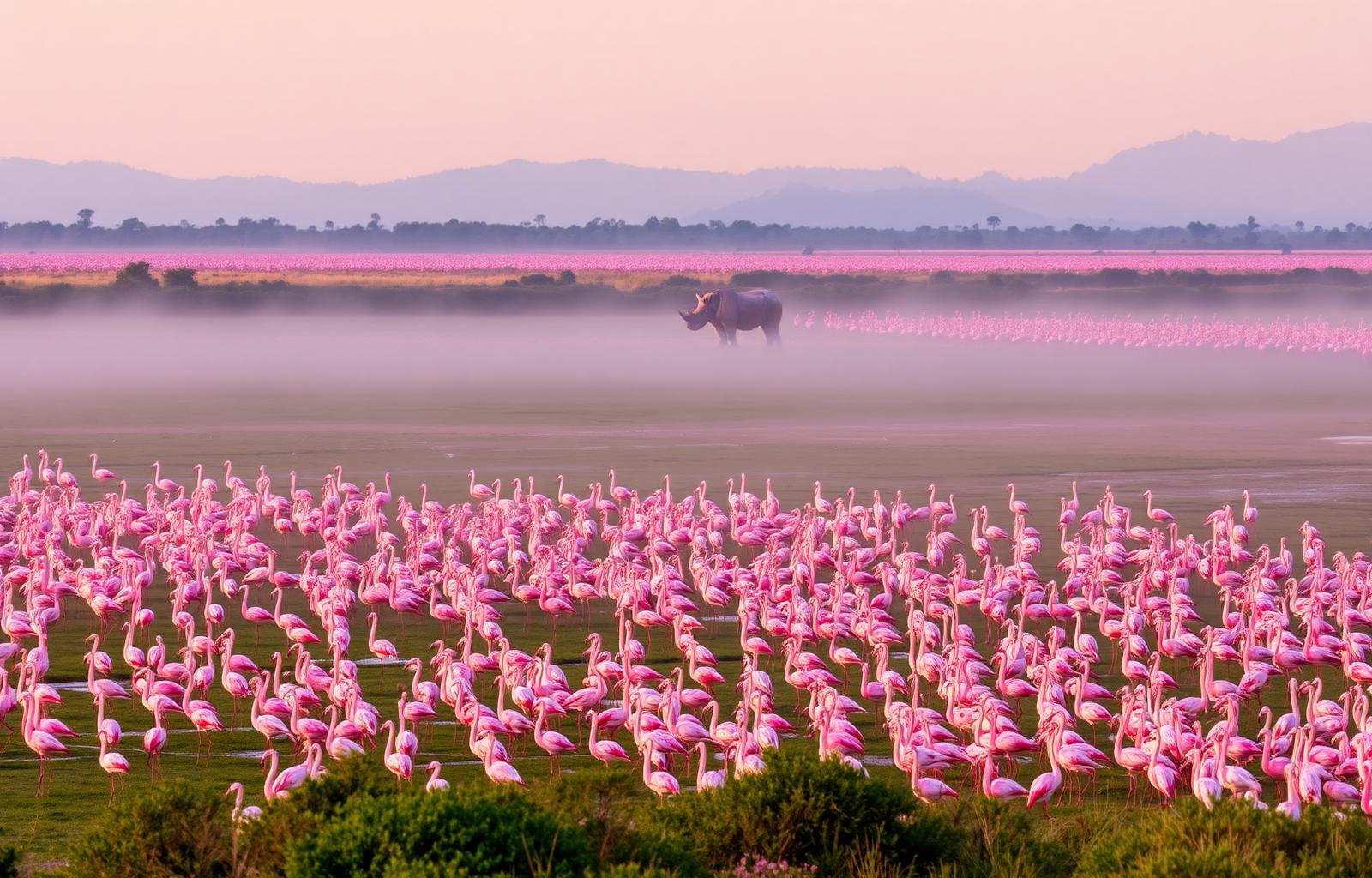 Lake Nakuru & Lake Naivasha, Kenya